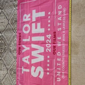 NEW 3ft x 5ft Taylor Swift Swifties bedroom wall FLAG  dorm decor PINK